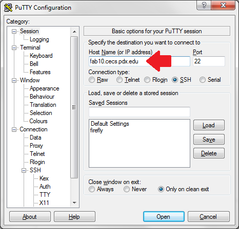 how to get putty to see xming