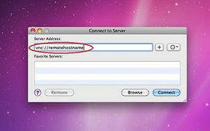 connect to server popup with server address setting