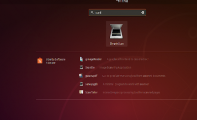 ubuntu add network scanner