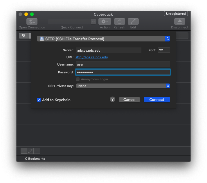 free sftp for mac os x