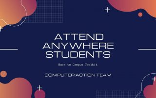 For new attend anywhere students title card