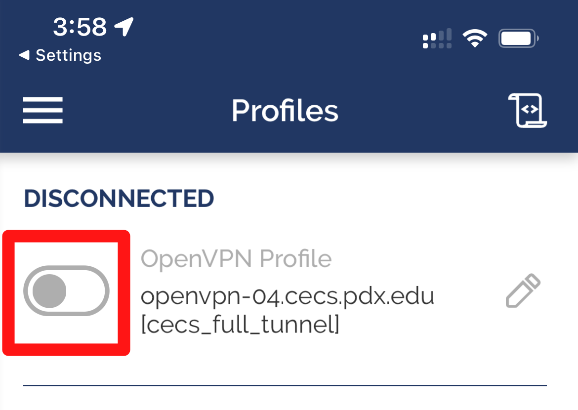 OpenVPN Client 2.6.5 for iphone instal