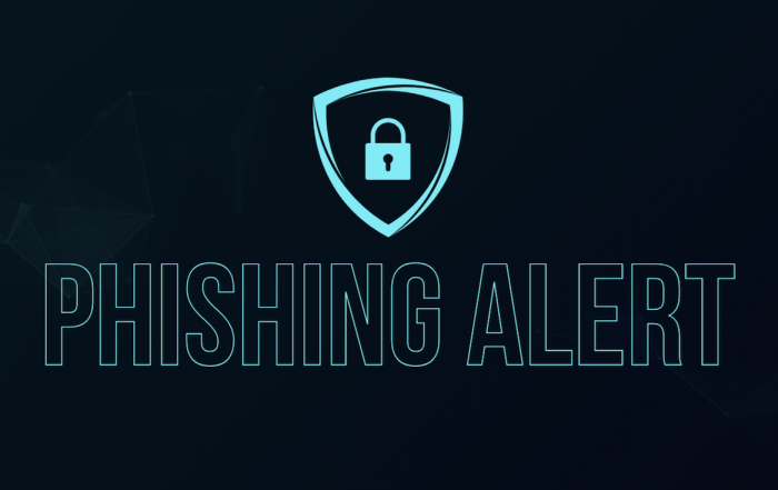 phishig alert banner