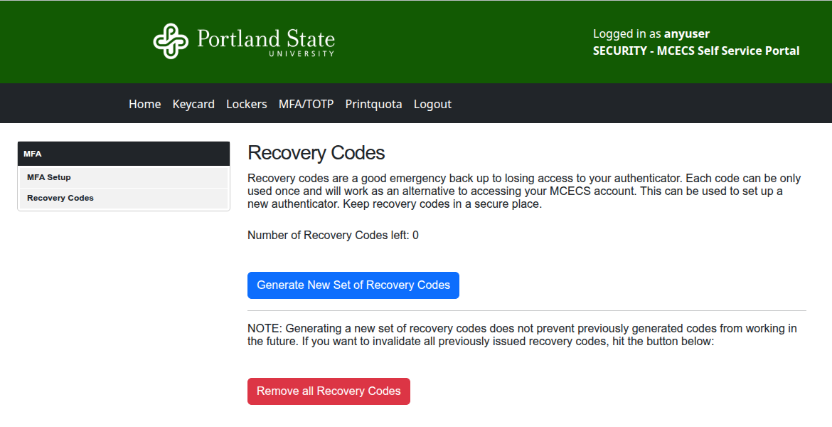 Multifactor Authentication in MCECS – Computer Action Team