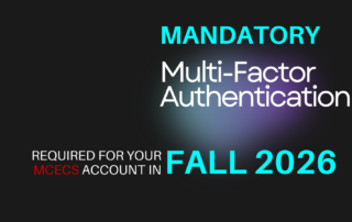 banner for mandatory MFA requirement for Fall 2026