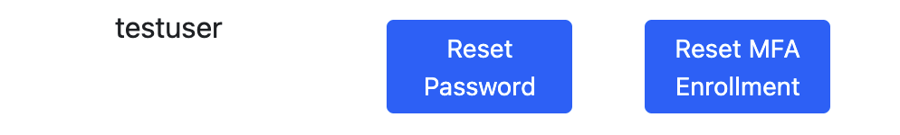 cram buttons for active user who has already enrolled in MFA